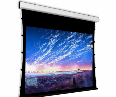 Écran de Projection Motorisé et Tensionné COMPACT TENSIONNÉ