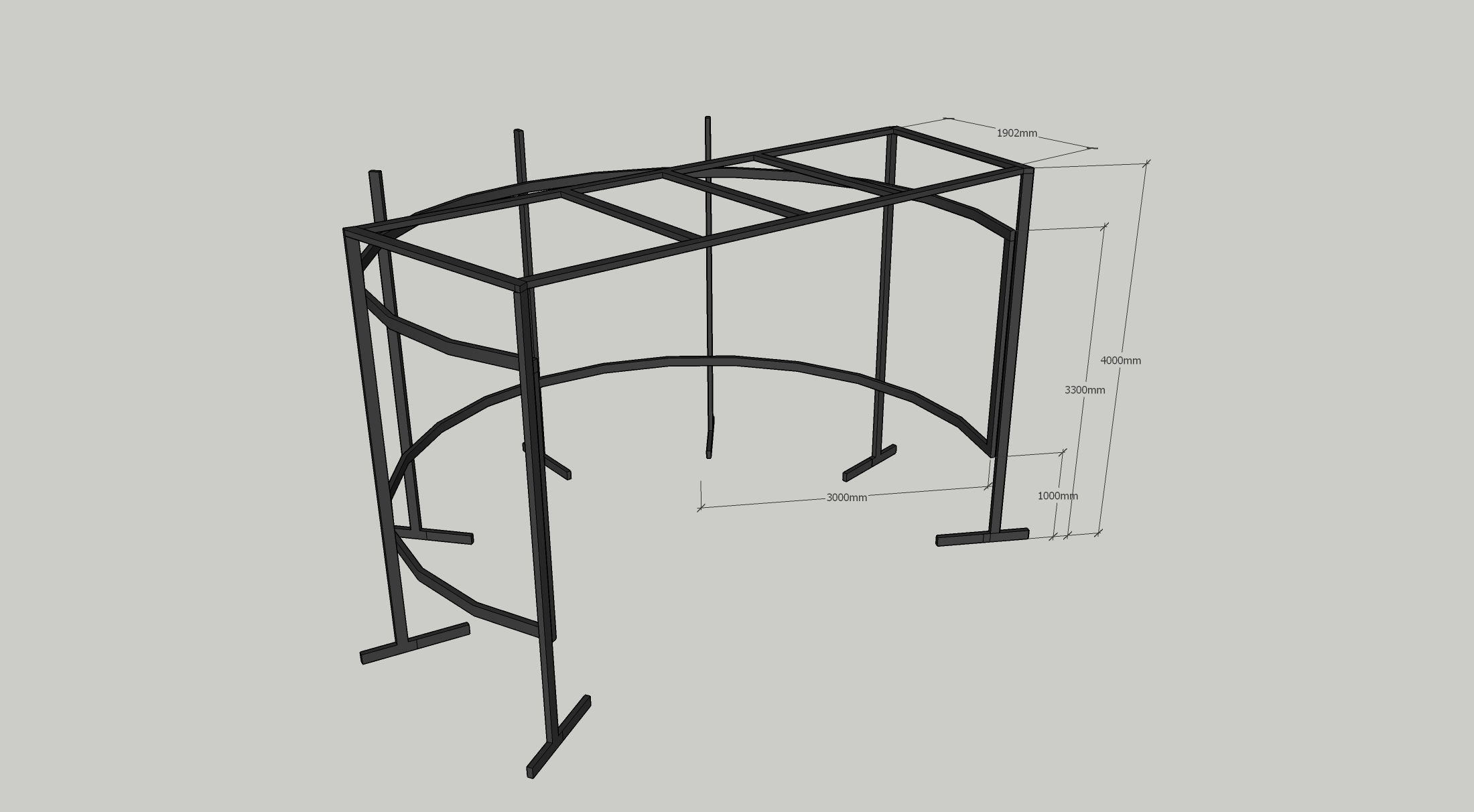 Écran de projection sur cadre ARC SCREEN