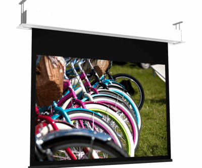 Écran de Projection Motorisé et Encastré GIOTTO Home-Cinéma