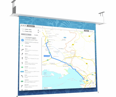 Écran de projection Motorisé et Encastré GIOTTO Professionnel