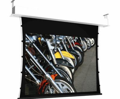 écran de projection Motorisé Tensionné et Encastré GIOTTO TENSIONNÉ